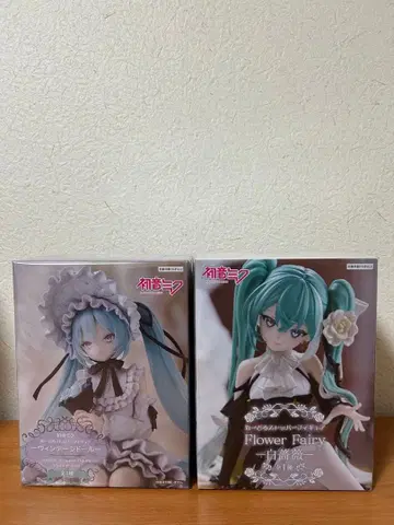하츠네 미쿠 피규어 세트 빈티지 인형 & 플라워 페어리