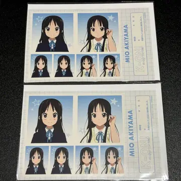 케이온 마네키네코 증명사진풍 스티커 아키야마 미오