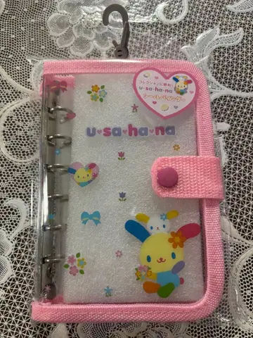 우사하나 씰 바인더 핑크 씰북 산리오