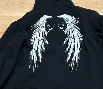 SUGIZO 빅 실루엣 롱 기장 후드티