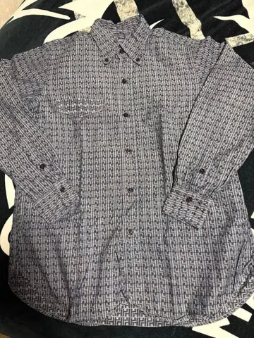 레어 새상품급 EVISU 에비수 HY 패턴 버튼 다운 셔츠 사이즈 40