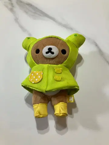 리락쿠마 개구리 레인코트 봉제 인형 리락쿠로젯 san-x