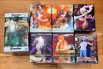 원피스 피규어 세트 Grandista 루피 조로 나미 세트