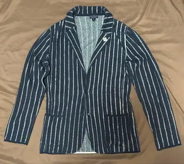 새상품급 Lardini 라르디니 니트 자켓 네이비/화이트