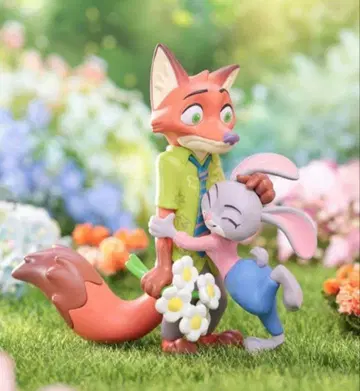 새상품 Zootopia Flower World 닉 주디, 주토피아