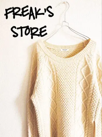 D220700 FREAK'S STORE 슬릿 니트
