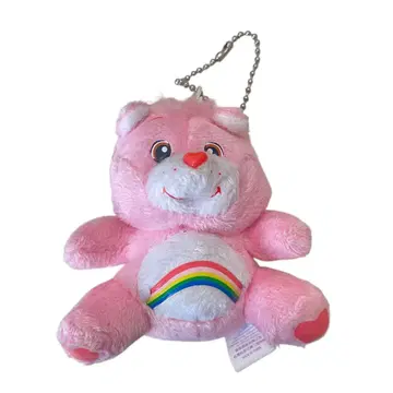 헤이세이 레트로 케어베어 핑크 키링