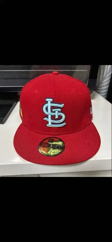 MLB STL 로고 빨간색 야구 모자