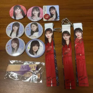 노기자카46 캔뱃지 키링 이치노세 미쿠 카나가와 사야 타무라 마유