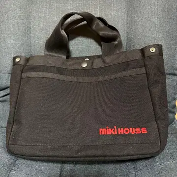 mikiHOUSE 블랙 토트백