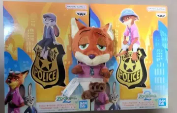 주토피아 닉 와일드 & 주디 홉스 피규어 & 봉제 인형