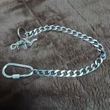 에비수 실버 지갑 체인