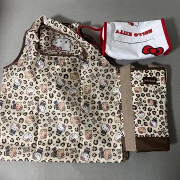 헬로키티 쇼핑백 에코백 티슈 케이스 세트