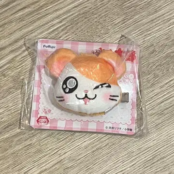달려라 하니 타로 햄스터 봉제 인형 헤어 클립 2개 하니 타로