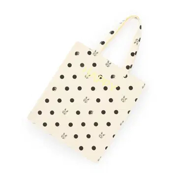 나루미야 새상품 신상 택 포함 캐릭터 도트 토트백 F