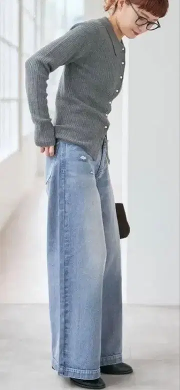 Spick and Span 5 1/2 BAGGY DENIM