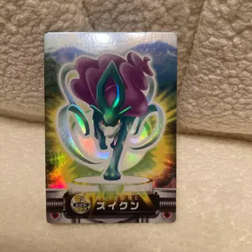 포켓몬 도감 스이쿤 홀로 카드 027