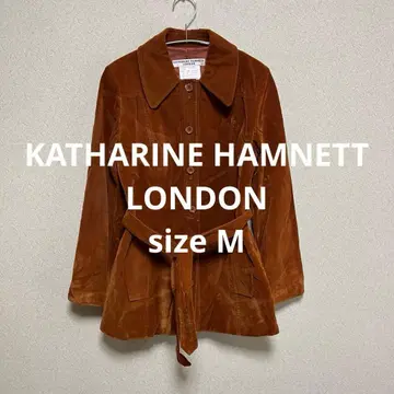 KATHARINE HAMNETT LONDON 벨로아 자켓