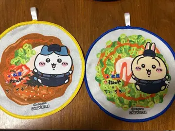 마츠야 마츠노야 치이카와(먼작귀) 콜라보 손수건 토끼 하치와레 2세트