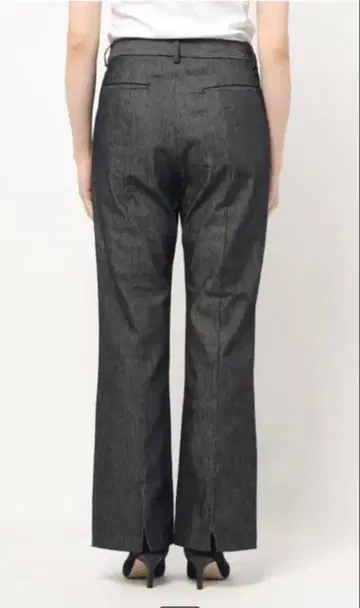 CLEAR IMPRESSION 부츠컷 데님 슬릿