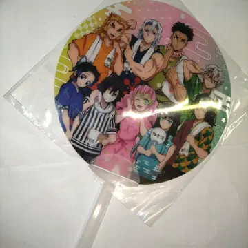 귀멸의 칼날 극락탕 기둥 클리어 부채 새상품