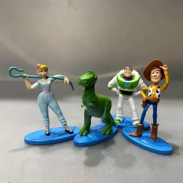 새상품급!! 토이스토리 미니 피규어 받침대 포함 4개 세트