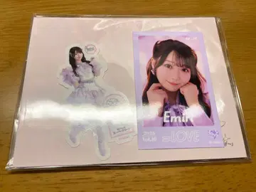 이코라부 오타니 에미리 세트 스티커 포토 카드