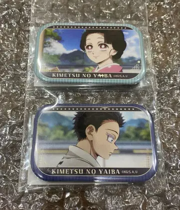 귀멸의 칼날 메모리즈 스퀘어 캔뱃지 하쿠지 코유키