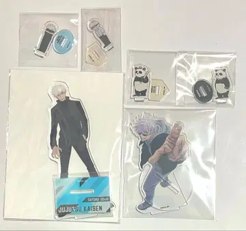 주술회전 고죠 사토루 팬더 아크릴 스탠드 지로리 시부야 사변 해변