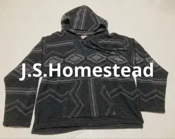 [ 레어 ] J.S.Homestead 니트 후드티 프리 사이즈 일본제