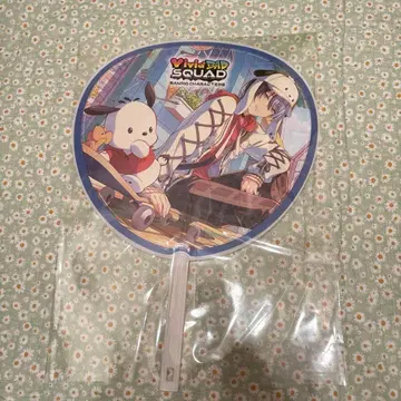 아오야기 토우야 산리오 콜라보 복권 부채