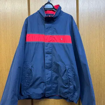 구제 의류 Tommy Hilfiger 나일론 자켓 네이비/레드