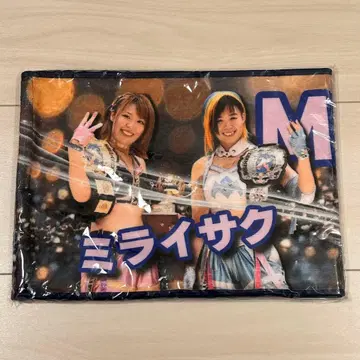 사쿠라이 마이 MIRAI 미라이사쿠 마리골드 머플러 타월 여자 프로레슬링