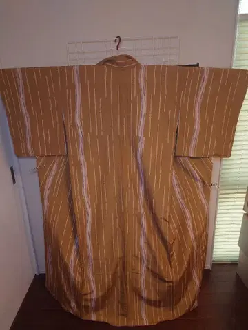 새상품급 시츠케 포함 워셔블 기모노 코몬 이중 기모노