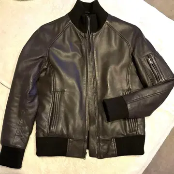 Clever Decor 여성용 바이크 가죽 자켓 M 브라운