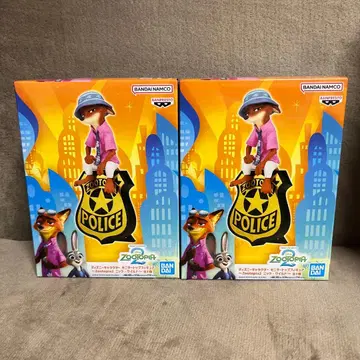 주토피아2 모니터 탑 피규어 닉 와일드 피규어 2개 세트