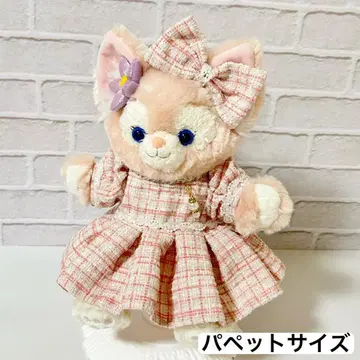 리나벨 퍼펫 SS 사이즈 코스튬 트위드 원피스 핑크색