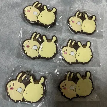 치이카와 x 산리오 러버 마스코트 토끼 폼폼푸딩 6개