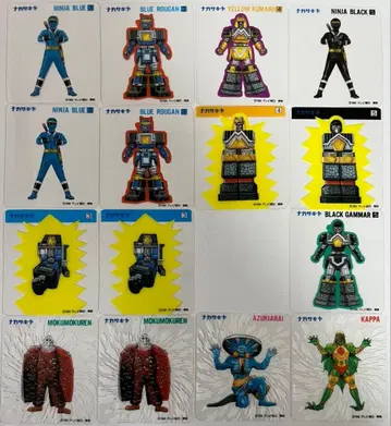 닌자전대 카쿠렌쟈 카드 19장 묶음 판매