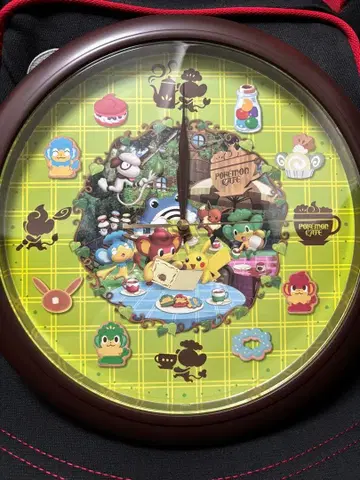 포켓몬 센터 포켓몬 카페 벽걸이 시계