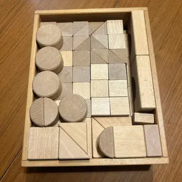 듀시마사 쌓기 나무 외 무도색 쌓기 나무 박스 포함 몬테소리