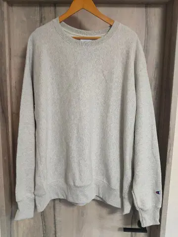 USA-XXL 챔피온 리버스 위브 트레이닝복 맨투맨 그레이