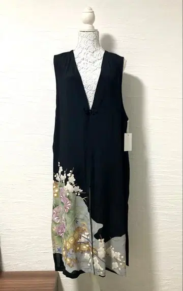 기모노 리메이크 롱베스트