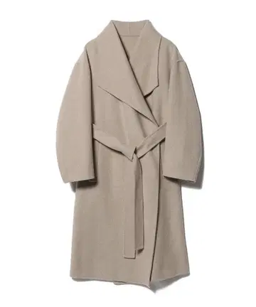 ESTNATION 베이지 롱 코트