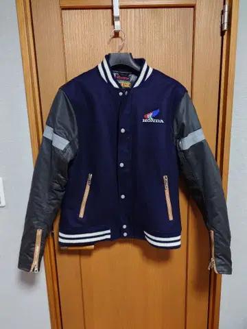 HONDA x YOSHIDA 콜라보 바시티 자켓