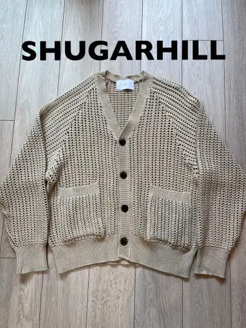 새상품급 SUGARHILL 코튼 니트 가디건