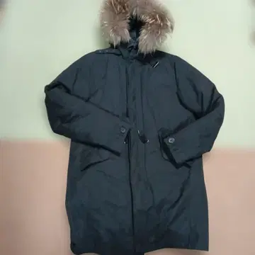 ESTIMATION 블랙 모즈 코트 남성용