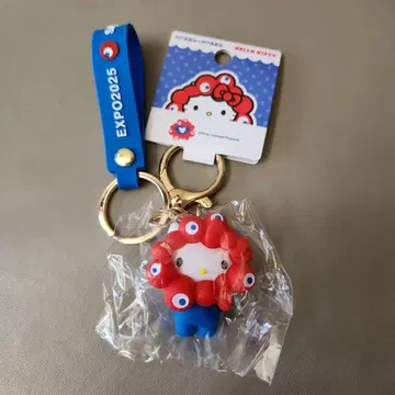 오사카 간사이 만박 미야쿠미야쿠 산리오 코스튬 키링 키티