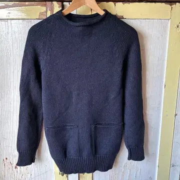 두지엠 클라세 구매 YURI PARK 유리 파크 보트넥 니트 다크 네이비