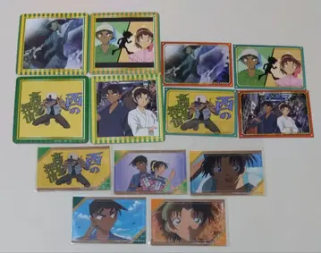 명탐정 코난 코난랜드 스티커 코스터 카드 헤이지 카즈하